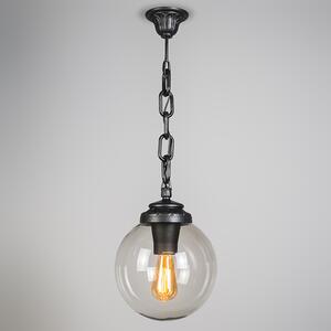 Ipari kültéri függesztett lámpa fekete IP55 - Sichem