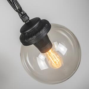 Ipari kültéri függesztett lámpa fekete IP55 - Sichem