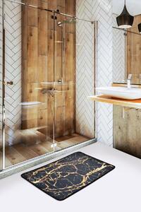 Fürdőszobaszőnyeg Goldes Arany / Fekete, 40 x 60 cm