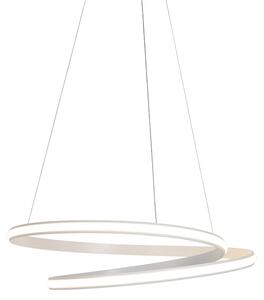 Modern függesztett lámpa, fehér, 74 cm, LED 3 lépcsővel tompítható - Rowan