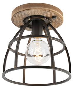 Fából készült ipari mennyezeti lámpa - Arthur