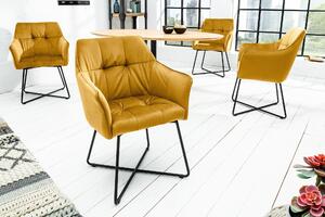 LOFT sárga 100% polyester szék 62x63x86