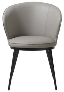Design szék Danika taupe - műbőr