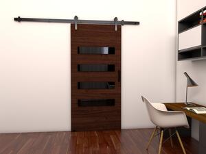 BUSHLAND 6 beltéri tolóajtó - 96 cm, wenge