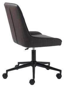 Design irodai szék Dana sötétbarna műbőr