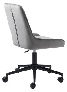 Design irodai szék Dana szürke bársony