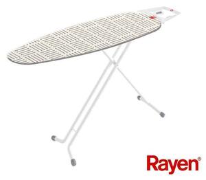 Rayen 613750 vasalódeszka akasztóval, 120x40 cm, csúszásmentes, állítható vasalólemezzel