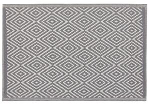 Kültéri Szőnyeg Szürke Színben Geometriai Mintázattal 120 x 180 cm SIKAR