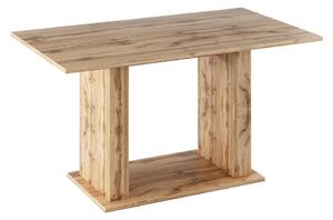 Étkezőasztal, wotan tölgy, 138x79 cm, LENOTO