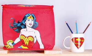 Ebédtáska, poliészter és PEVA, 7L, L28xl14xH16,5 cm, Superhero Wonder Woman