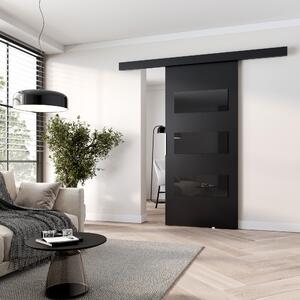 Beltéri faliajtó BARRET 15 - 76 cm, fekete