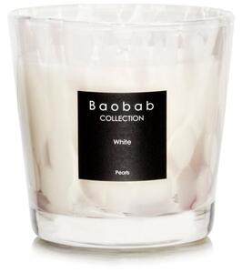 Baobab Pearls White illatos gyertya 8 cm