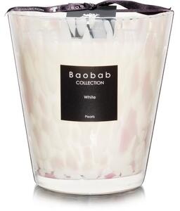 Baobab Pearls White illatos gyertya 16 cm