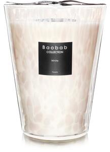 Baobab Pearls White illatos gyertya 24 cm