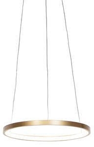 Modern gyűrűs függőlámpa arany, 40 cm, LED-del, Anella