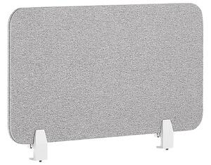 Világosszürke Asztali Térelválasztó Panel 72 x 40 cm WALLY