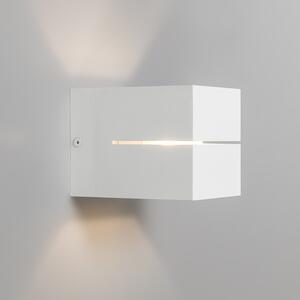 Modern fali lámpa fehér 9,7 cm - Transfer Groove