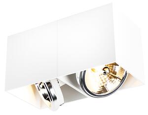 Design spot fehér téglalap alakú 2 fényű - Doboz