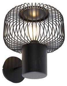 Design fali lámpa fekete - Baya