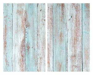 Edzett üveg tűzhely fedőlap szett 2 db-os 52x30 cm Blue Wood – Allstar