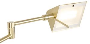 Sárgaréz állólámpa, érintőképernyős fényerőszabályzóval ellátott LED-del - Notia