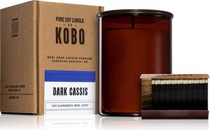 KOBO Woodblock Dark Cassis illatos gyertya 425 g