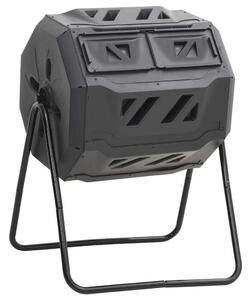 Forgó Komposztáló Láda - 160 Liter - Fekete