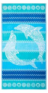 PANTELLERIA Strandtörölköző türkiz 165x90cm