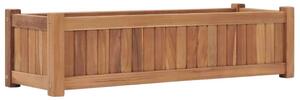 VidaXL tömör tíkfa magaságyás 100 x 30 x 25 cm