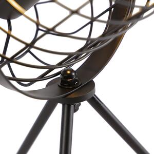 Ipari asztali lámpa állvány fekete 40 cm - Bliss Vefa