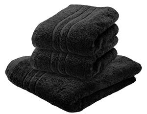 COMFORT fekete 2db fürdőlepedő 70x140 cm, 100% pamut