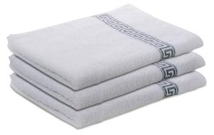 GREEK fehér 2db fürdőlepedő 70x130 cm, 100% pamut