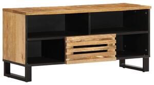 Tömör nyers mangófa TV-szekrény 100 x 34 x 46 cm