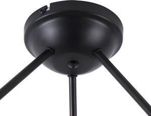 Modern mennyezeti lámpa fekete 3-lámpa - Sputnik