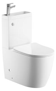 Welland Enzo Tornado kompakt/monoblokk WC szett + beépített mosdókagyló + soft-close WC ülőke