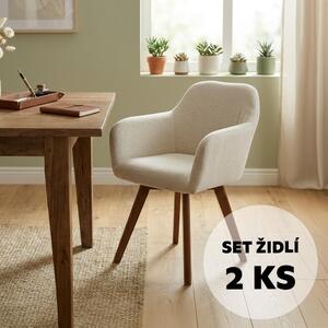 AVENBERG NORD 2db Étkezőszék - szett, bézs