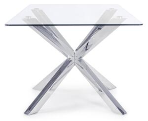 MAY négyszögletes étkezőasztal fém lábakkal 160x90
