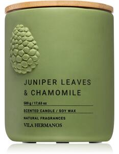 Vila Hermanos Juniper Leaves & Chamomille illatos gyertya 500 g