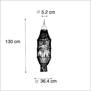 Macrame lámpaernyő természetes 130 cm