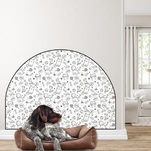 PIPPER. Védő textil falmatrica – Ív – Állatok Méret: 120x96cm, Indíték: név nélkül