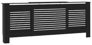 MDF Radiátorburkolat - Fekete - 142-205 cm