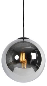 Okos függőlámpa fekete füstüveggel 30 cm, Wifi ST64-gyel - Pallon