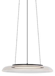 Design függőlámpa fekete és átlátszó, 3 lépésben dimmelhető - Scacrylic