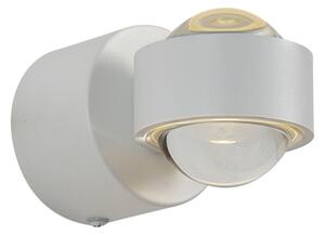Design fali lámpa fehér, LED-del, IP44 - Lens
