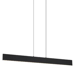 Modern fekete függőlámpa LED-del, 3 fokozatban dimmelhető Easylift - Straight
