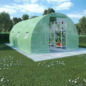 VidaXL Melegház - Növényszellőző - 13,5m²