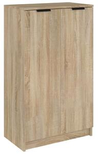 VidaXL szerelt fa cipősszekrény 59 x 35 x 100 cm, sonoma-tölgy