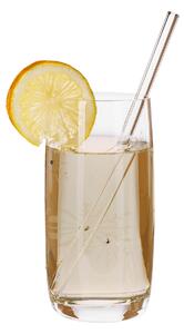 TEMPO-KONDELA SNOWFLAKE DRINK, vizes poharak, 4 db-os szett, kristályokkal, 460 ml