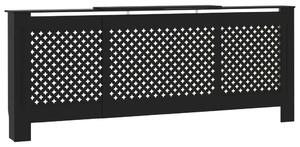 Fekete mdf radiátorburkolat 205 cm