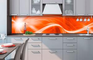 Öntapadós fotótapéta konyhába narancssárga absztrakció